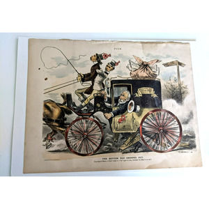 Vintage PUCK Magazine Political Print